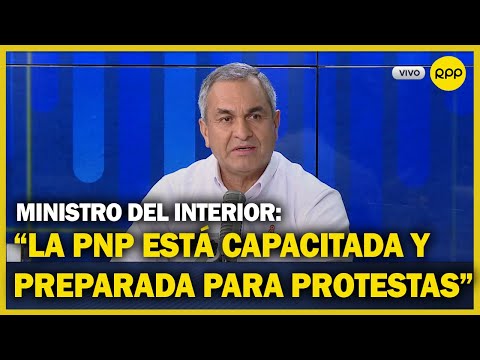 El ministro del Interior Vicente Romero garantiza la seguridad ante marchas y protestas