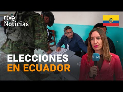 La PREOCUPACIÓN por la SEGURIDAD MARCA la PRIMERA VUELTA de las ELECCIONES en ECUADOR | RTVE