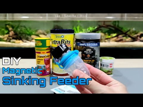 DIY Magnetic Sinking Feeder [Tutorial] The Hikari magnetic sinking feeder can only support up to 12mm glass thickness. My stream tank is 15