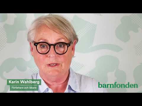 Karin Wahlström, fadder hos Barnfonden, berättar om värdet av om brevskrivning