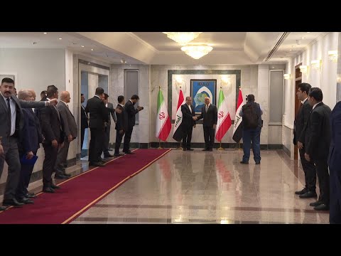 Iran’s foreign minister arrives in Baghdad and hold talks with Iraqi counterpart