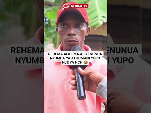 REHEMA ALISEMA ALIYENUNUA NYUMBA YA ATHUMANI YUPO NJE YA NCHI - BABA MDOGO😭 #shortsviral #nyanza