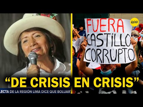 Gobernadora de Lima Provincias tras fallido golpe de Estado: No podemos estar de crisis en crisis