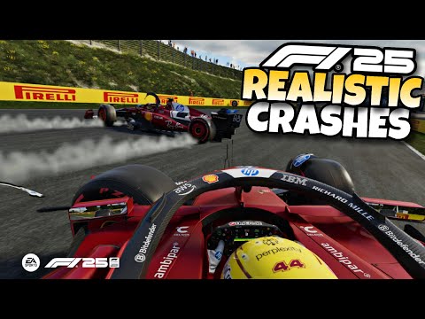 F1 25 REALISTIC CRASHES #9