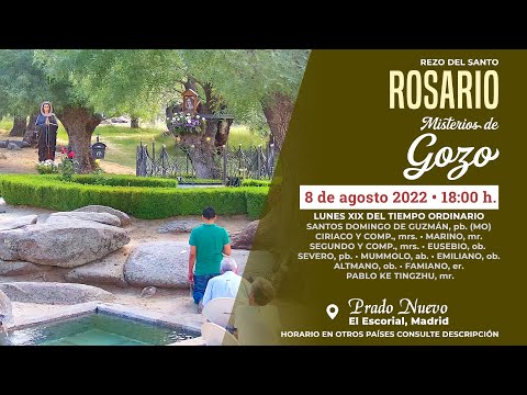 SANTO ROSARIO de hoy Lunes (Misterios Gloriosos) en DIRECTO desde PRADO NUEVO a las 18:00 h.