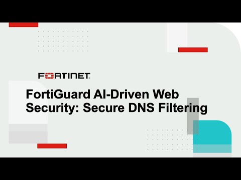 FortiGuard AI-Driven Web Security: Secure DNS Filtering | FortiGuard Security Services
