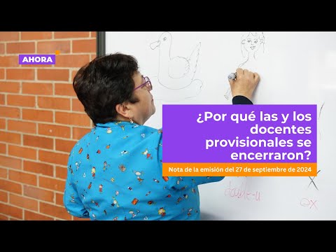 Más de veinte horas de protestas de docentes provisionales de Bogotá | Actualidad