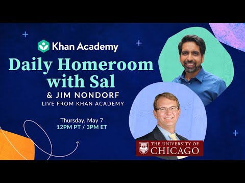 Daily Homeroom Live with Sal: Thursday, May 7