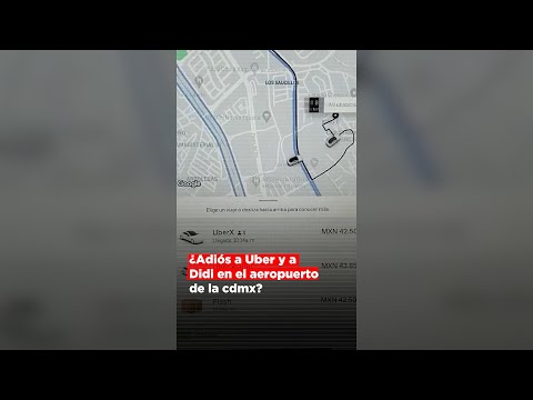 ¿Uber y didi ya no podrán entrar al aeropuerto en CDMX? @SoyAlmaCervantes