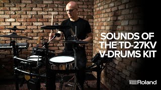 Sounds of Roland V-Drums TD-27KV Electronic Drum Kit