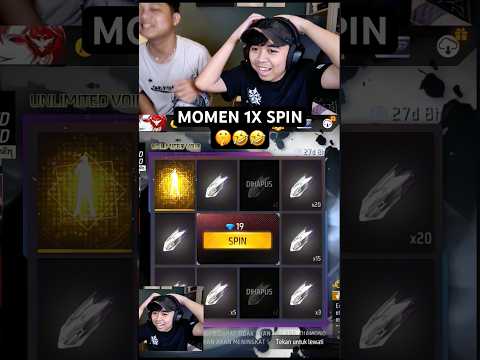 MINTA SPININ DIMAS 1X SPIN EMOT GOJO 🥶🤣 #freefire #ffxjujutsu