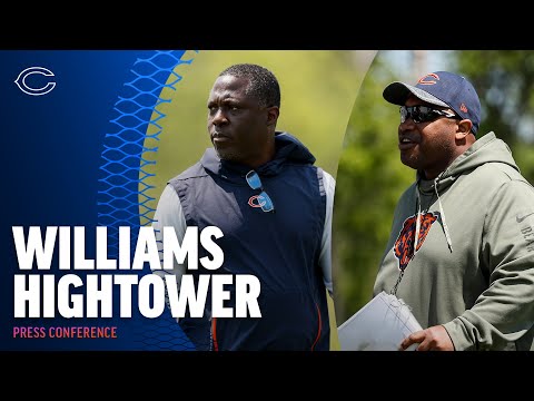 Williams, Hightower on their first look at offseason additions | Chicago Bears video clip