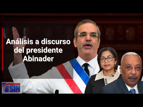 Análisis a discurso del presidente Abinader