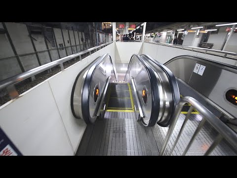 【三菱製】阪急 庄内駅　降りエスカレーター