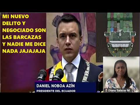 Atención. Daniel Noboa comete otro delito con las barcazas y hacerse millonario