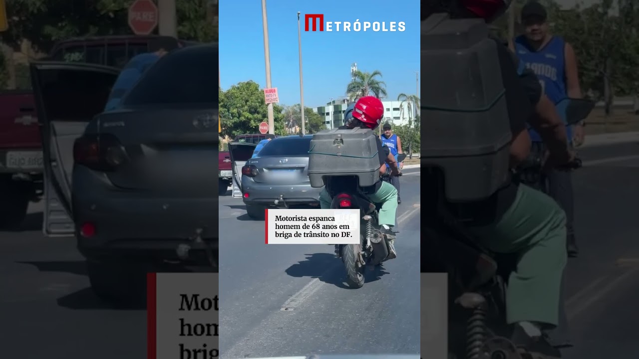 Motorista espanca homem de 68 anos em briga de trânsito no DF