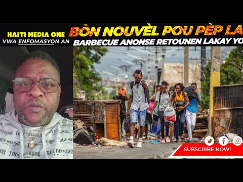 Bòn Nouvèl Pou Pèp Ayisyen An Barbecue Deside Renonse Ak Tout Zak Li Yo, Moun Ka Retounen Lakay Yo