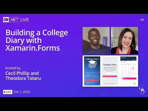 On .NET Live - Building a College Diary with Xamarin.Forms