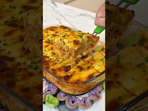 Lasanha de Carne Moída Cremosa Perfeita