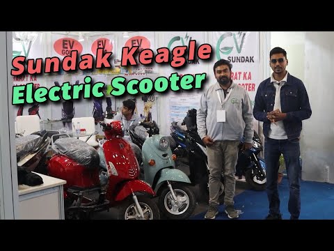 Sundak Keagel Perfect Made in India Electric Scooter | EV India expo 20221