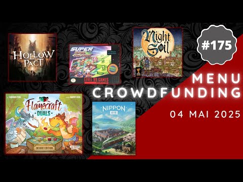 Menu Crowdfunding 04/05/2025 - Flamecraft Duals, Nippon: Zaibatsu, Hollow Pact, Super Pixel Tactics