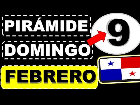 Pirámide de la Suerte Lotería de Panamá Para el Domingo 9 de Febrero 2025 Decenas de Suerte Para Hoy