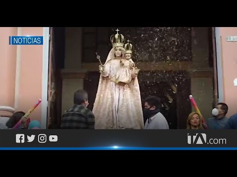 Virgen de la Purificación recorre Carchi en el papamóvil