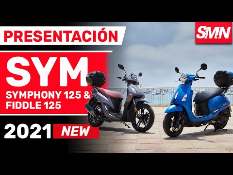 #SYM #SYMPHONY 125 y SYM #FIDDLE 125 2021 | Presentación y opiniones en español