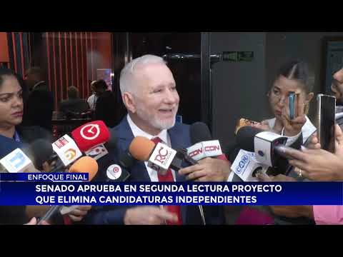 Senado aprueba en segunda lectura proyecto que elimina candidaturas independientes