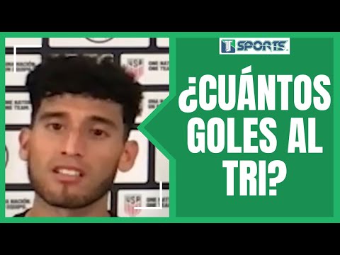 ¡CUIDADO Selección Mexicana! Ricardo Pepi REVELA a TJ Sports CUÁNTOS GOLES quiere anotarle a México