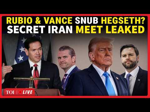 ‘HEGSETH OUT, <strong>VANCE</strong> IN?’: Rubio Stumbles As Trump Team Divided Over <strong>Iran</strong>; War Chief SNUBBED
