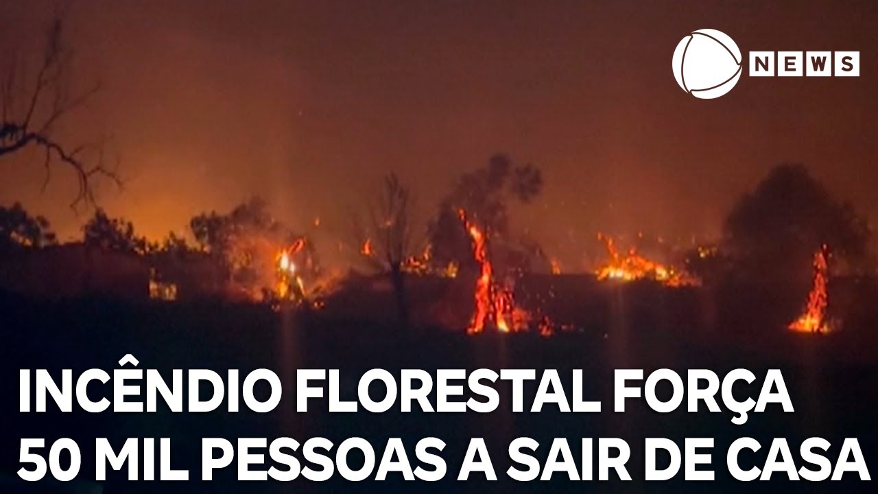 Incêndio florestal força 50 mil pessoas a sair de casa na Turquia