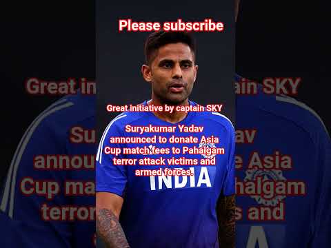 Captain SKY donated his match fees