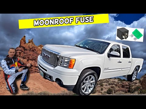 GMC SIERRA MOONROOF FUSE LOCATION 2007 2008 2009 2010 2011 2012 2013