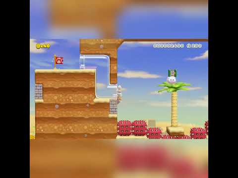 ψ 砂漠のアスレチッグ / desert athletics ψ by # renα _ * [# rena_*] #shorts 🍄Super Mario Maker 2 #eac