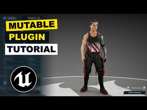 Mutable Character Customization  (Unreal Engine 5 - Tutorial )