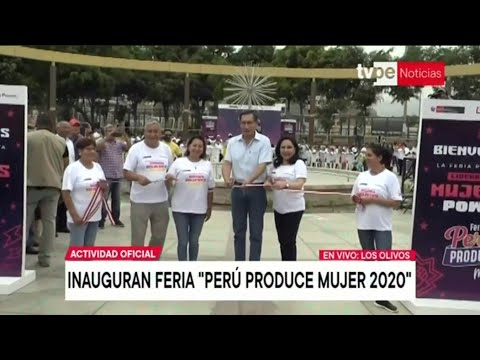 Presidente Martín Vizcarra inaugura feria “Perú Produce Mujer 2020”