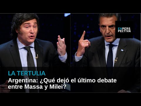 Argentina: ¿Qué dejó el último debate entre Massa y Milei?