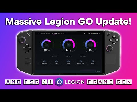 The Legion GO Just Got A Lot Better! Massive Update + FSR 3.1 & Frame Gen
