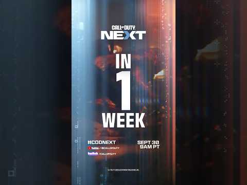 Sep 30 the future of Call of Duty is revealed - watch live gameplay and earn exclusive drops!