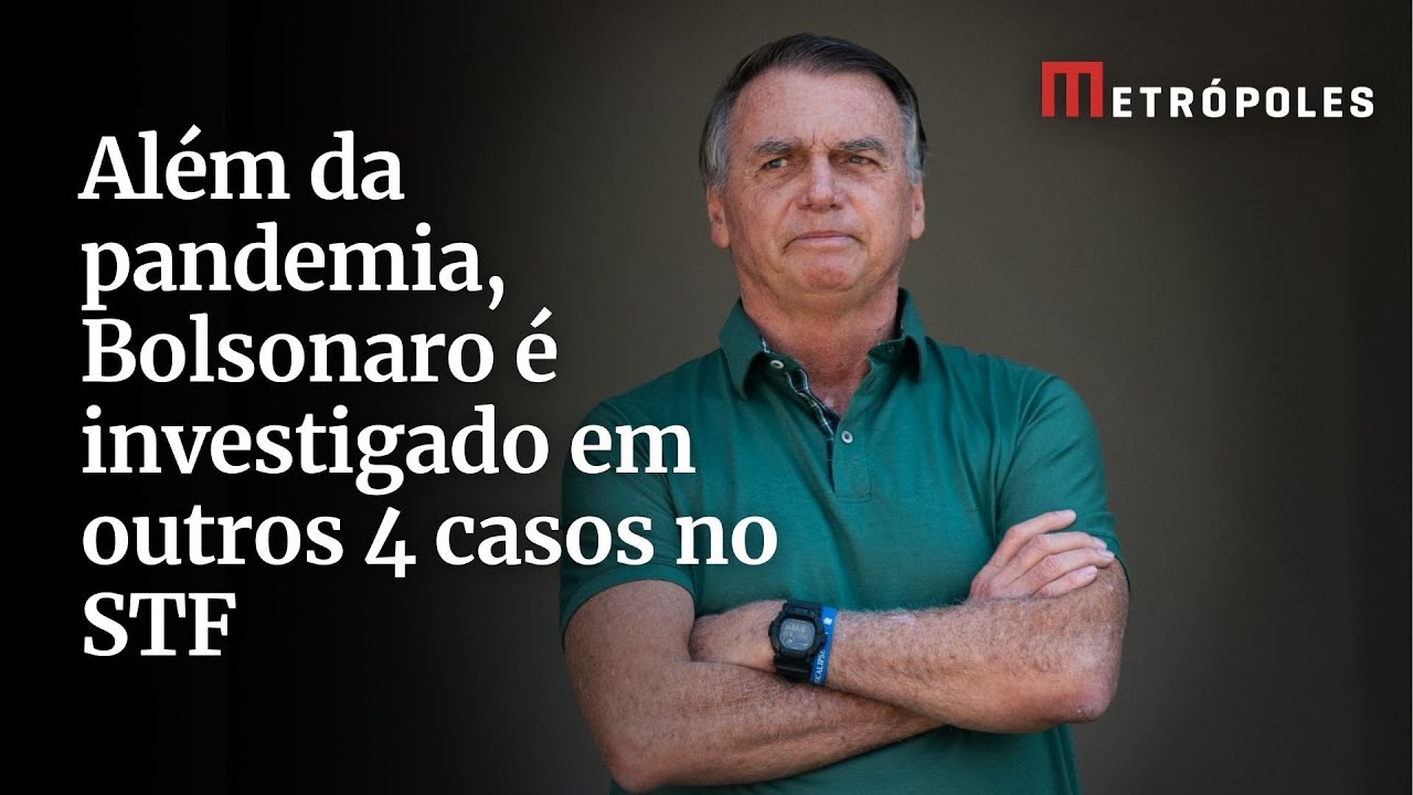 Além da pandemia Bolsonaro é investigado em outros 4 casos no STF