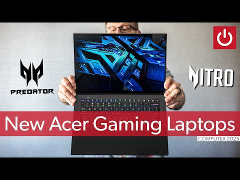 New Predator & Nitro Gaming Laptops For 2025