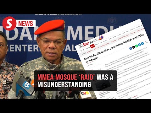 MMEA Masjid Rusila ‘raid’ was just a misunderstanding, says Saifuddin