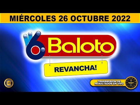 Resultado BALOTO ?del MIÉRCOLES 26 de OCTUBRE de 2022 (ULTIMO SORTEO DE HOY) l