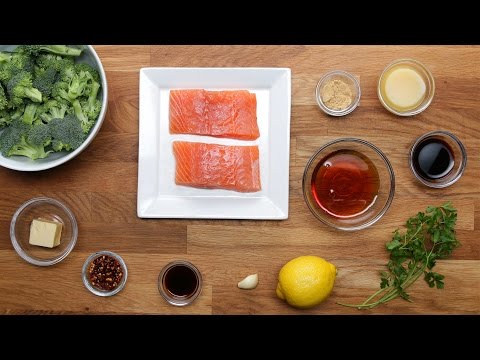 Maple-Glazed Salmon Dinner in 15 Minutes or Less