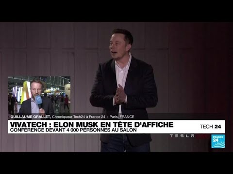 VivaTech : Elon Musk vient faire le show après sa rencontre avec Emmanuel Macron • FRANCE 24