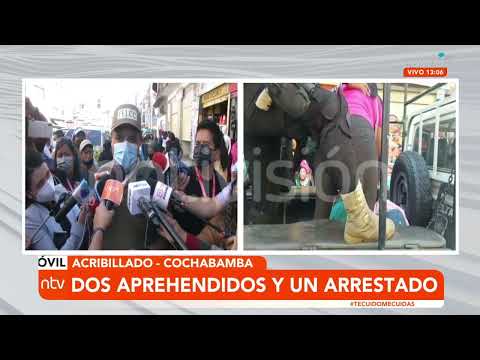 Dos aprehendidos y un arrestado en el caso de Hombre acribillado en Cochabamba
