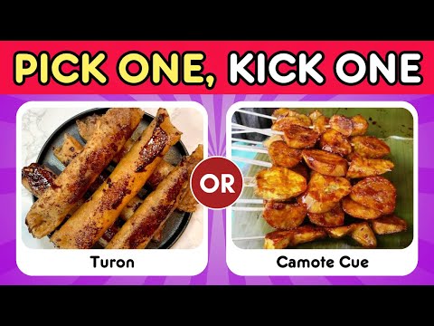 Pick One, Kick One FILIPINO SNACKS Edition 🍢🥚🍟