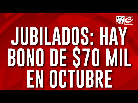 Atención jubilados: se confirmó la entrega de un nuevo bono para octubre