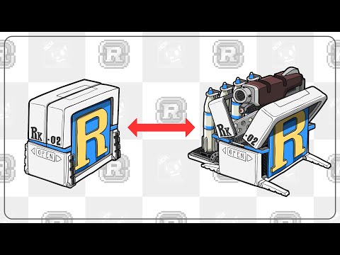 Metal Slug Crate Deployment Animation [Rocket Launcher] [Enemy Chaser] (ASMR Loop)